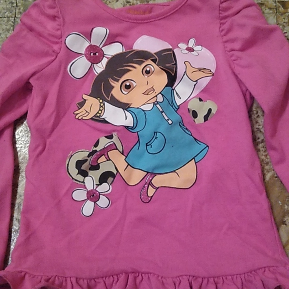 Nickelodeon Dora Girls 3T Shirt